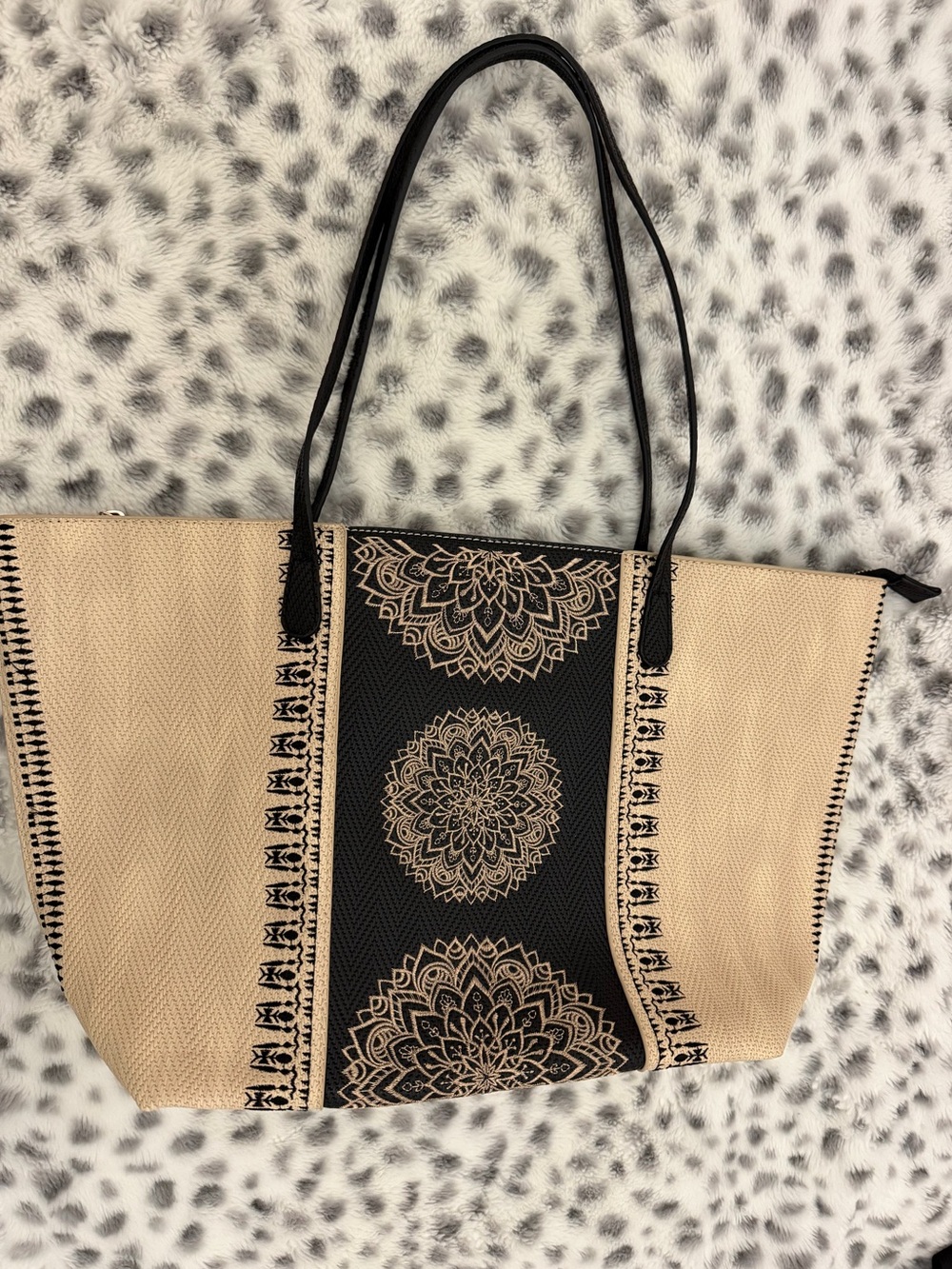 Desigual Lady Capri Mandala zipper tote bag - Picture 2 of 8